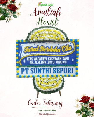 Papan Bunga Duka di Dekai