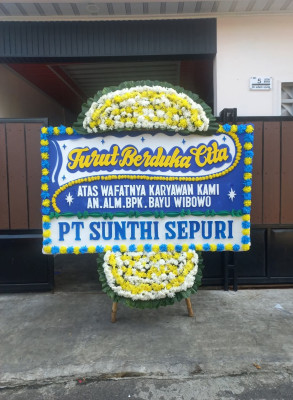 Papan Bunga Duka di Dekai