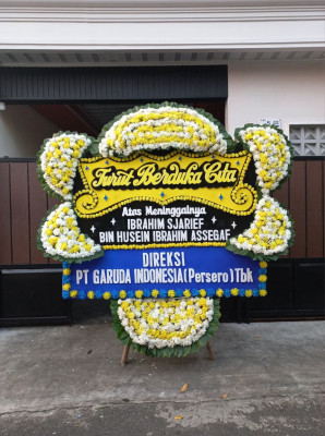 Papan Bunga Duka di Dekai