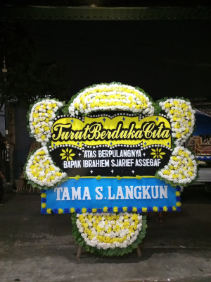 Papan Bunga Duka di Dekai